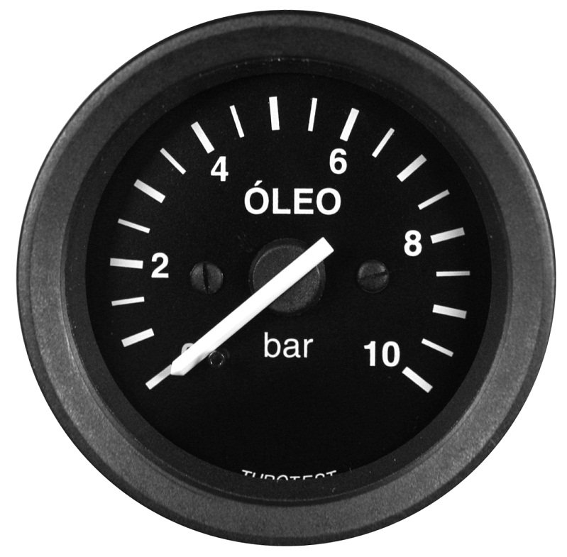 MANOMETRO PRESSÃO OLEO 60MM ROSCA M10X1  MOTORES ESTACIONÁRIOS  GRUPO GERADORES GRUPO PNEUMÁTICOS - TUROTEST 300511