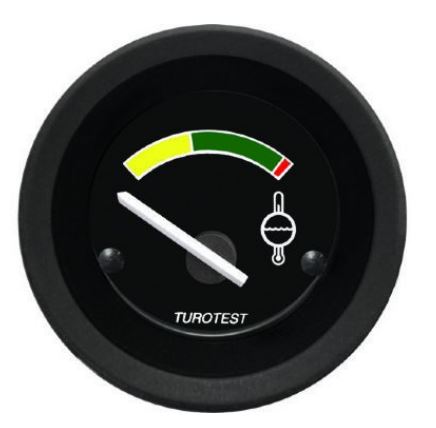 INDICADOR ELETRICO DE TEMPERATURA DA AGUA 24V - 300827 TUROTEST