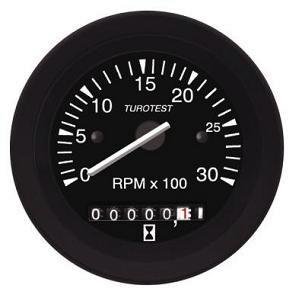 TACOMETRO 3000 RPM 12V 85MM ONIBUS  CAMINHOES  - TUROTEST 302571