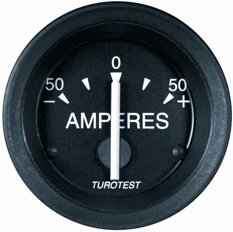 AMPERIMETRO 52MM  -50+50 AH EMPILHADEIRAS  - TUROTEST 302673