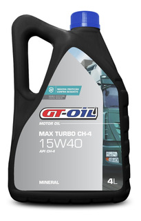 SAE 15W40 API  MAX TURBO CH4 CX4X4 - GT OIL 95044