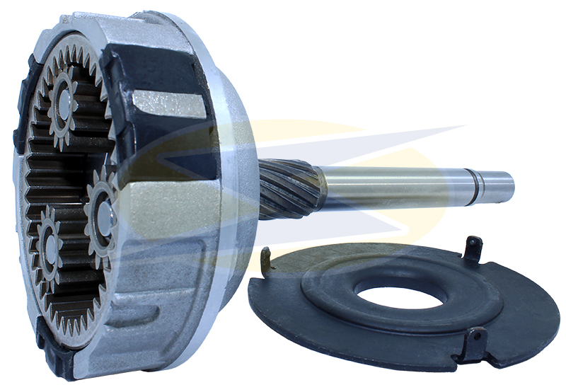 CONJUNTO PLANETARIA MOTOR PARTIDA BOSCH 24V 4 POLOS ISOLADOS - UF11.244  