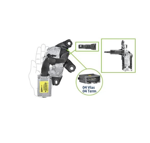 MOTOR LIMPADOR TRASEIRO VW GOL GIV GV  FOX   2008 EM DIANTE - VALEO 578913