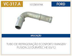 TUBO DAGUA ECOSPORT 2.0 DURATEC 03> FORD