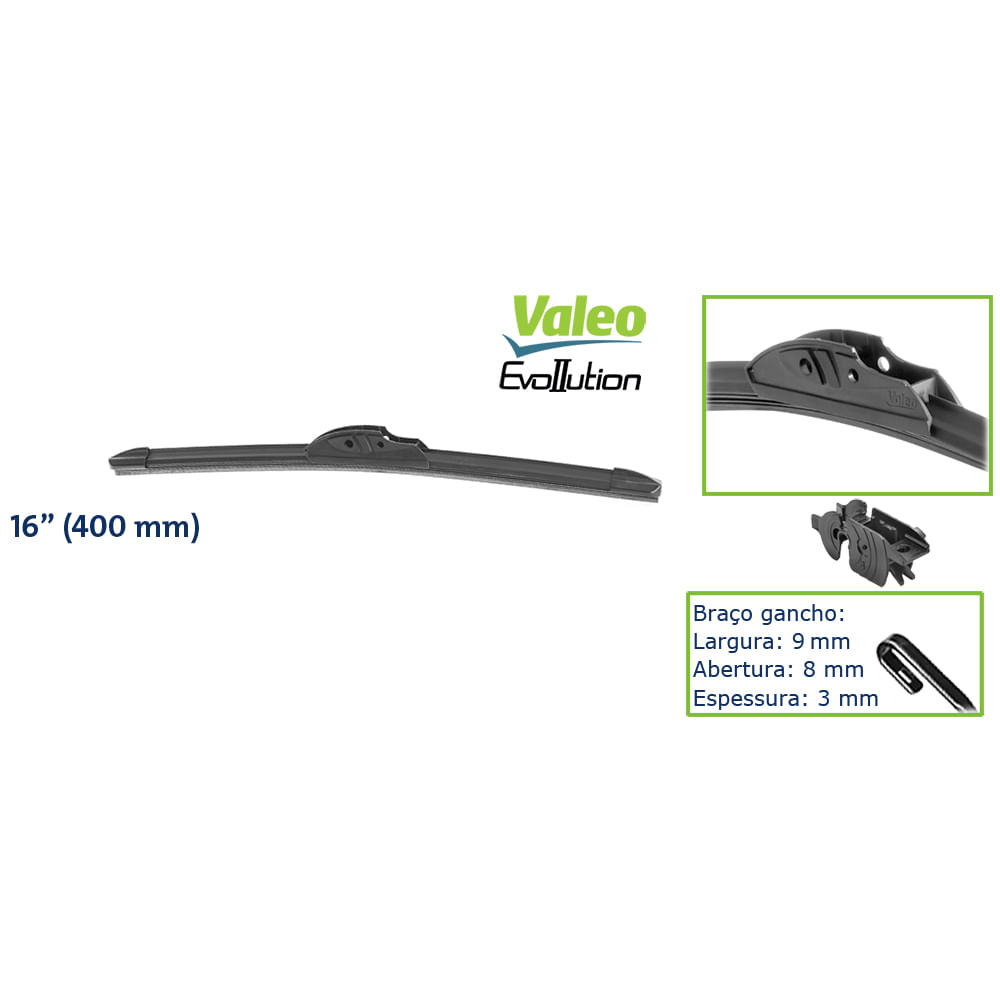 PALHETA DIANTEIRA 16 POLEGADAS VALEO 578401 VF16 HONDA FIT  HYUNDAI CRETA HB20 TUCSON  GM COBALT CAPTIVA D20 SPIN-VALEO- VF16