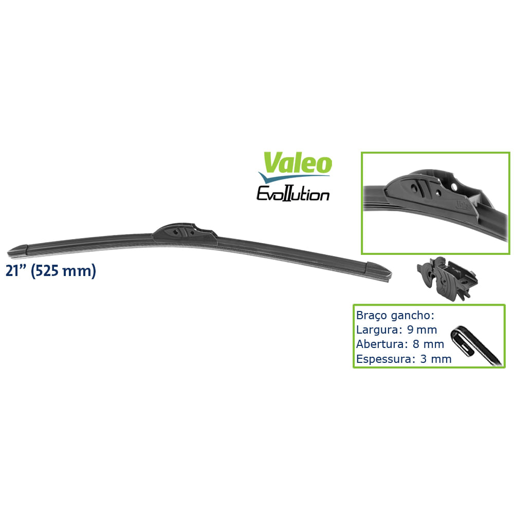 PALHETA DIANTEIRA EVOLLUTION VALEO 578405  JEEP GRAND CHEROKEE MERCEDES C180 C200 C230 C240-VALEO-  VF21