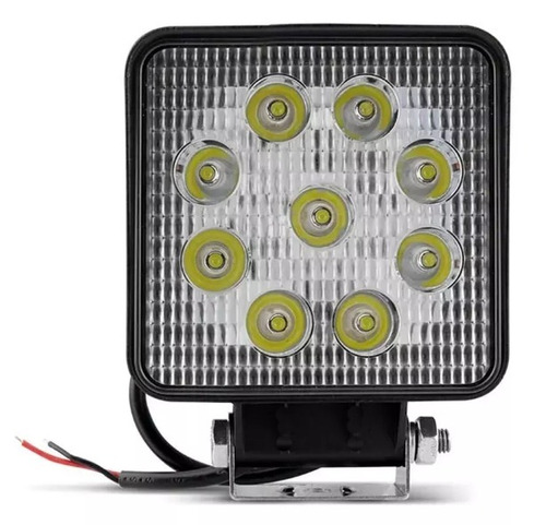 FAROL AUXILIAR LED QUADRADO 27W - VP550105 