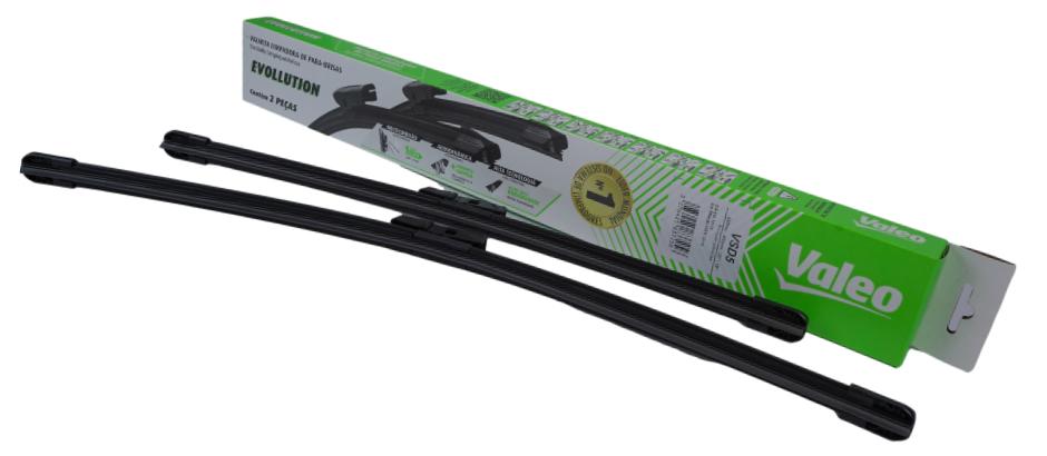 PALHETAS DIANTEIRAS  VSD4 22” 16” POLEGADAS FORD ECOSPORT NOVO 2013 ATE 2017  FORD KA NOVO 2014 EM DIANTE -VALEO-  VSD4 