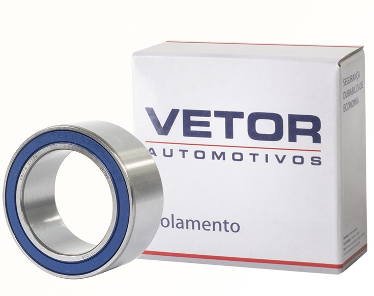 ROLAMENTO ESFERAS CARGA RADIAL/AXIAL AR CONDICIONADO 35X52X22 MERCEDES-BENZ CLASSE A 1997 A 2023 - 101006 VETOR