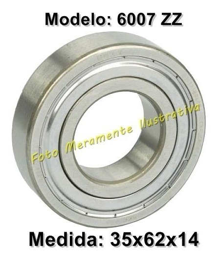 ROLAMENTO 6007 2RS VETOR -VTO60072RS 