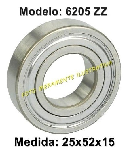 ROLAMENTO 6205 2RS VETOR -VTO62052RS 