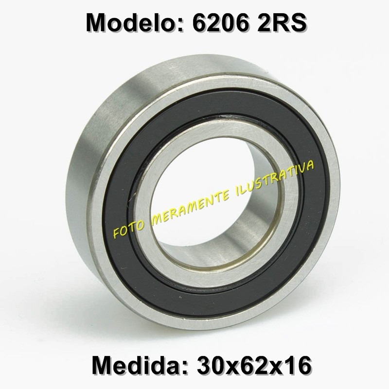 ROLAMENTO 6206 2RS VETOR -VTO62062RS 