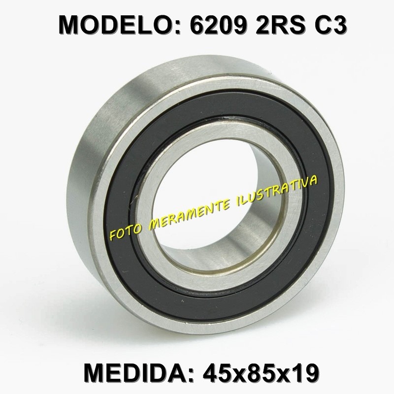 ROLAMENTO 6209 2RS VETOR -VTO62092RS 