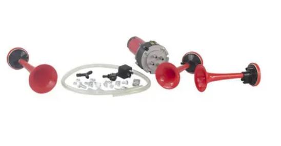 BUZINA 3 CORNETAS 12V -VETOR -  BC064   