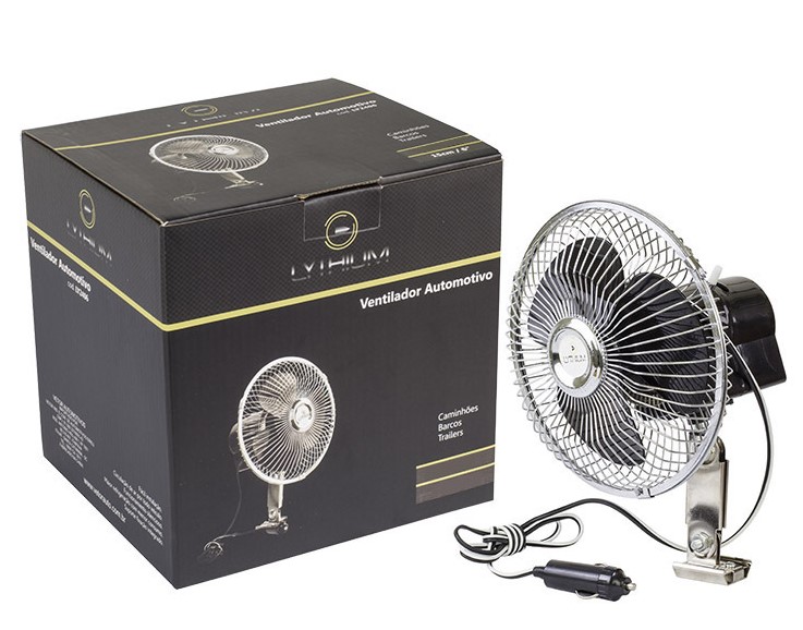 VENTILADOR 8” 12V. UNIVERSAL - VETOR VTOLY1208