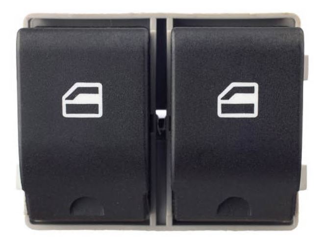 INTERRUPTOR VIDRO ELETRICO VW GOL-VOYAGE-SAVEIRO GIV E GV, DUPLO(MULTIQUALITA)  - VW1004