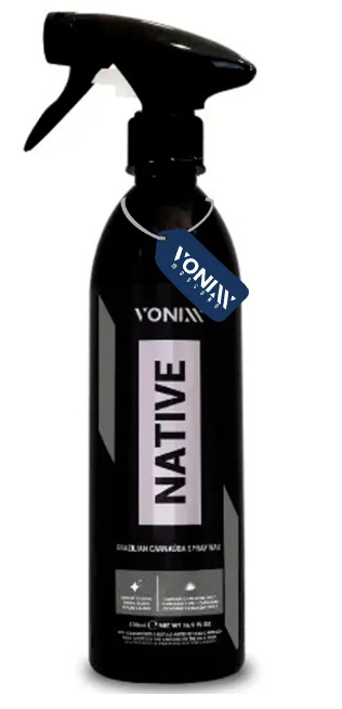 NATIVE SPRAY WAX 500ML CERA LÍQUIDA COM CARNAÚBA TIPO 1 - VX2023003 VONIXX