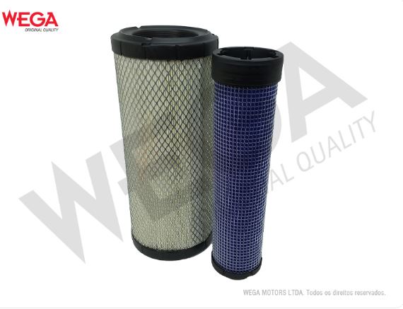FILTRO DE AR PRIMARIO E SEGUNDARIO NEW HOLLAND E CASE - WAP752K WEGA