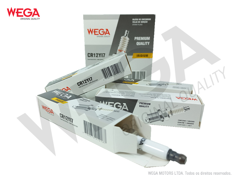 VELA IGNIÇAO IRIDIUM GM ONIX 1.0 TURBO  TRACKER 1.0 TURBO 2020- WEGA WCR12YI7