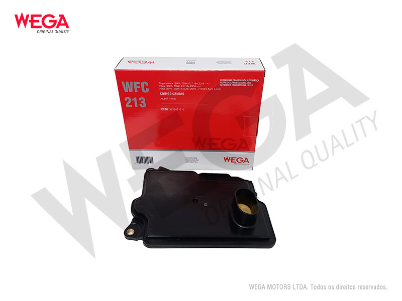 FILTRO OLEO CAMBIO AUTOMATICO  - WEGA - WFC213
