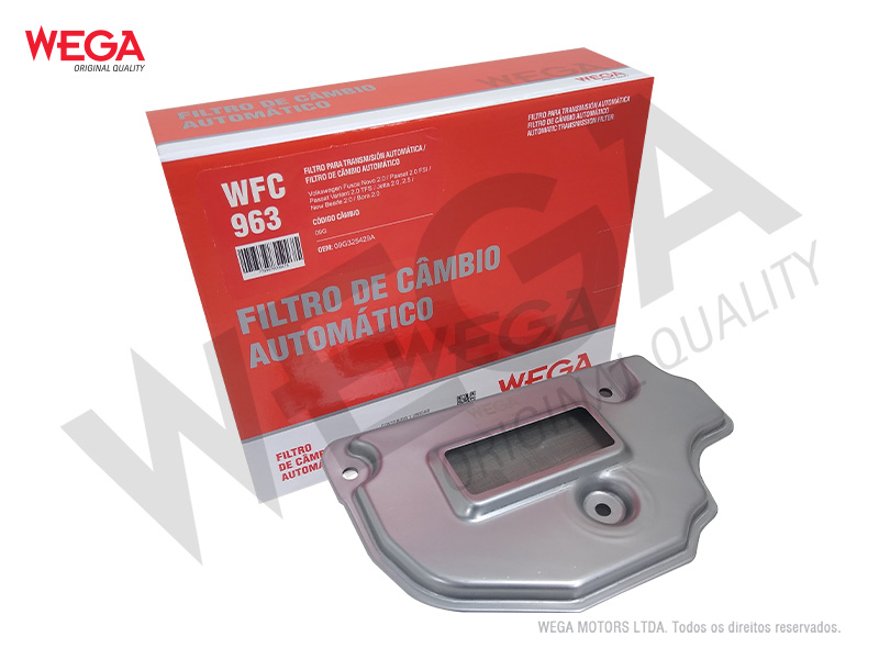 FILTRO CAMBIO AUTOMATICO VW BORA 2.0  JETTA 2.0 2.5  - WEGA  - WFC963