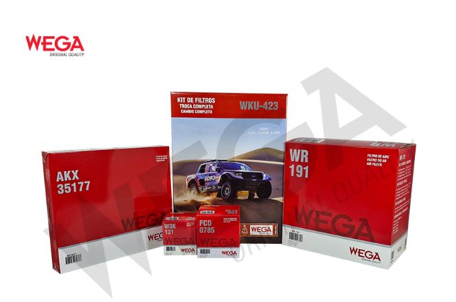 KIT FILTROS FORD RANGER - WKU423 WEGA
