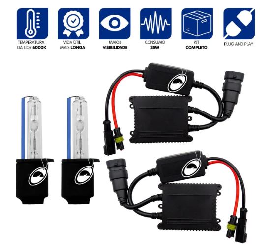 KIT LAMPADA XENON H7 12V 35W 8000K