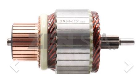 INDUZIDO MOTOR PARTIDA 12V 8 ESTRIAS GM ONIX, PRISMA - ZEN24146