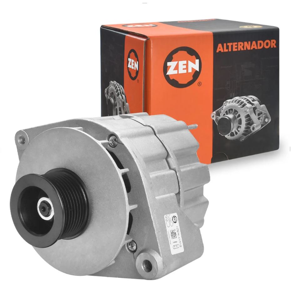 ALTERNADOR 12V 65 AMPERES SEM POLIA FORD CARGO - ZEN41019