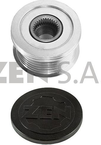 POLIA RODA LIVRE ALTERNADOR 6PK  VW FOX  GOLF  POLO  UP  - ZEN5493