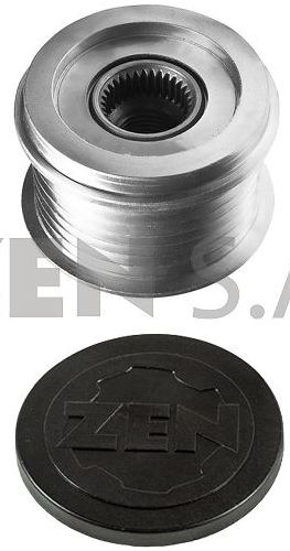 POLIA RODA LIVRE ALTERNADOR 7PK  TOYOTA RAV 4  2007 EM DIANTE - ZEN5503