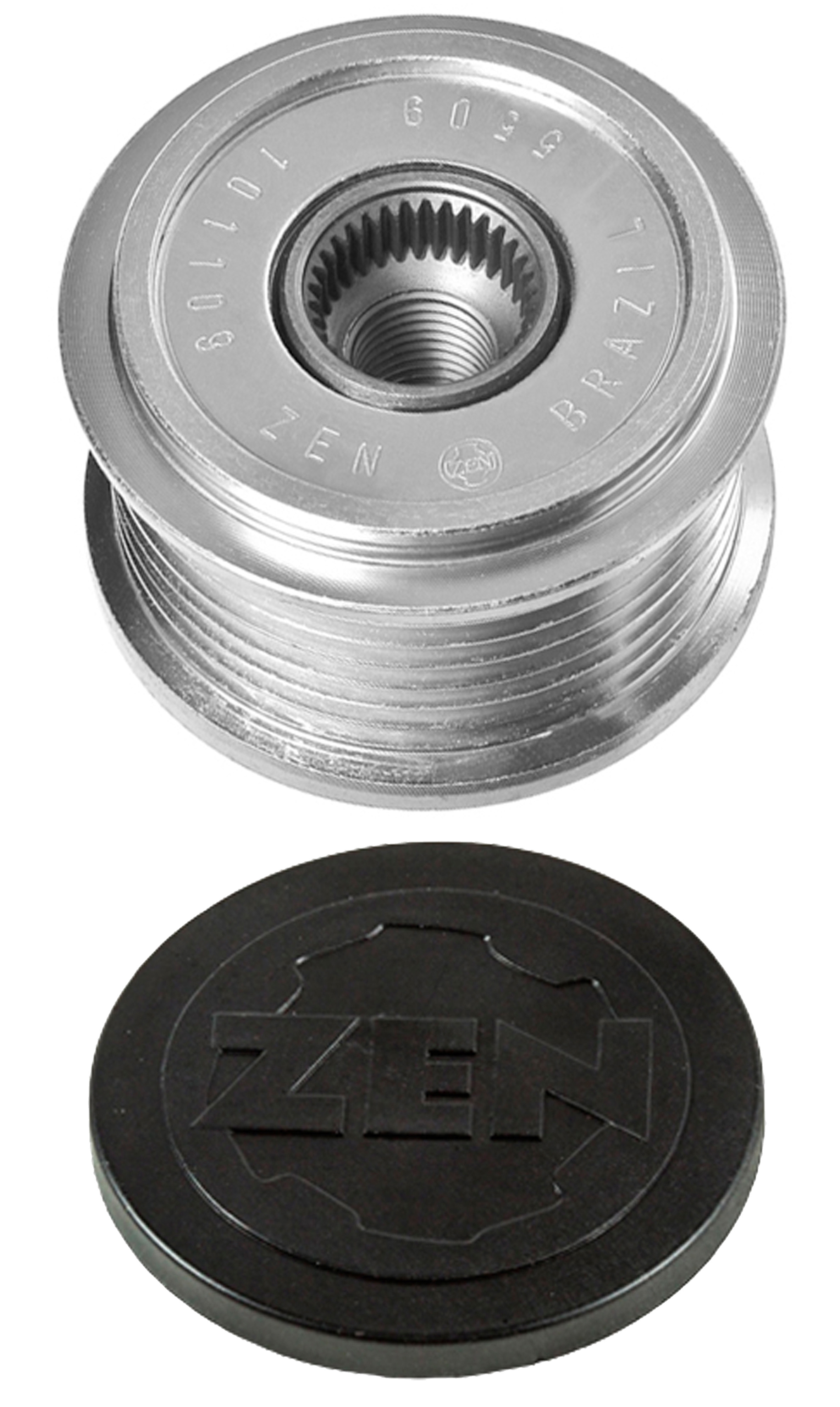POLIA ALTERNADOR RODA LIVRE HILUX 2.5 3.0 7FIL - ZEN5509  