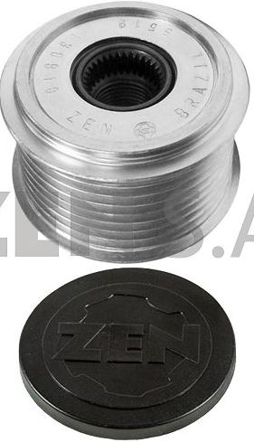 POLIA RODA LIVRE ALTERNADOR BOSCH  DODGE RAM 2500  3500   6 CILINDROS 8PK - ZEN5519