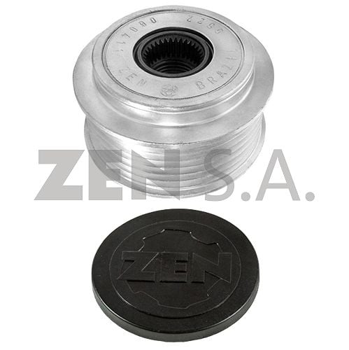 POLIA RODA LIVRE 7PK NISSAN FRONTIER 2.5 TURBO DIESEL 2005 ATE 2008 -ZEN5522