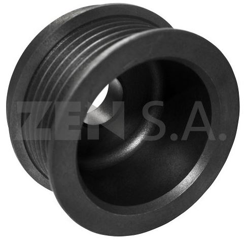 POLIA RIGIDA DE ALTERNADOR BOSCH FIAT DUCATO 2.8  6PK  - ZEN5557