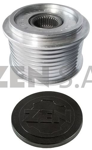 POLIA RODA LIVRE ALTERNADOR DENSO  DODGE RAM 3500  4500  5500 6 CILINDROS 8PK - ZEN5570