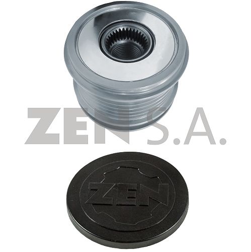 POLIA ALTERNADOR RODA LIVRE 6PK FORD KA  FIESTA  ECOSPORT  CITROEN C-CROSSER PEUGEOT 4007 MITSUBISHIOUTLANDER II- ZEN5586