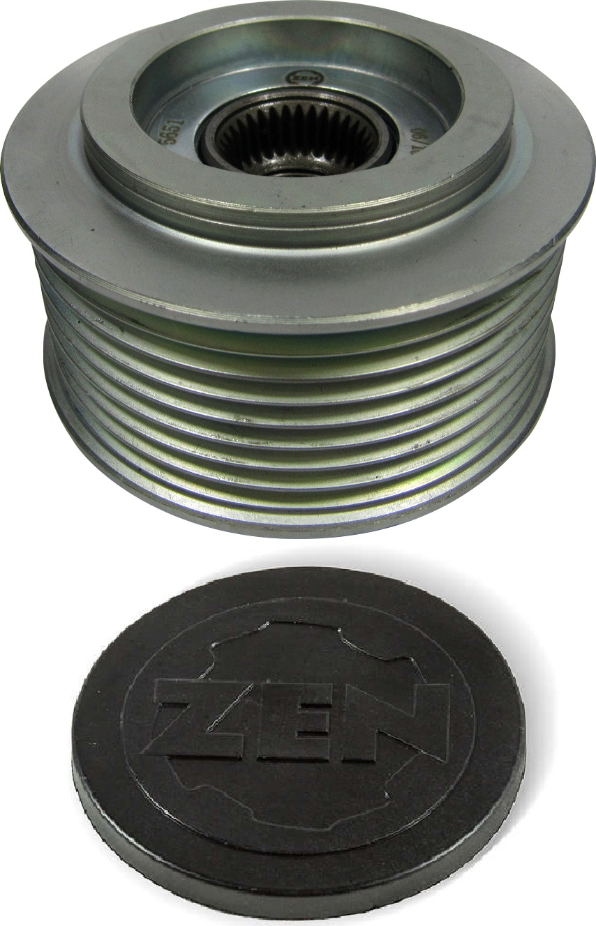 POLIA ALTERNADOR RODA LIVRE MB ATEGO-AXOR 8FIL  - ZEN5651  