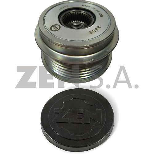 POLIA ALTERNADOR RODA LIVRE 6PK KIA PICANTO  HYUNDA I 10 - ZEN5659