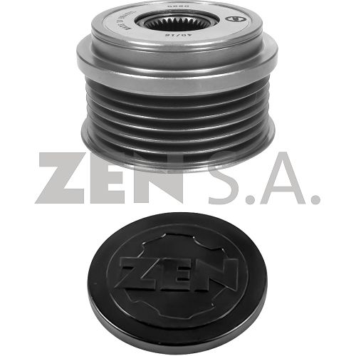 POLIA ALTERNADOR RODA LIVRE HYUNDAI SONATA KIA SPORTAGE 6PK  - ZEN5680