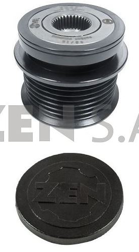 POLIA RODA LIVRE 7PK COM AMORTECIMENTO 7PK  TOYOTA COROLLA  - ZEN6002