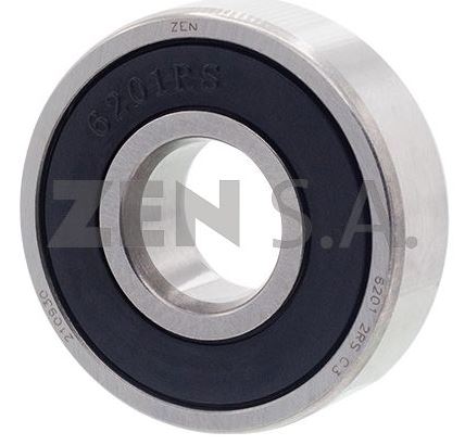 ROLAMENTO DE ESFERA DE CARGA RADIAL PARA ALTERNADOR BOSCH  VALEO VW GOL BOLA  M,BENZ  FORD  - ZEN60201