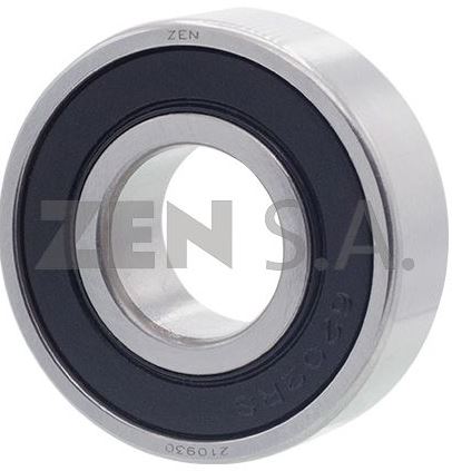 ROLAMENTO DE ESFERA DE CARGA RADIAL PARA ALTERNADOR BOSCH  VALEO VW FUSCA KOMBI GOL BOLA  M,BENZ  FORD  - ZEN60202