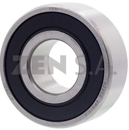 ROLAMENTO DE ESFERA DE CARGA RADIAL PARA ALTERNADOR BOSCH  M.BENZ  VOLVO SCANIA FIAT  - ZEN62202