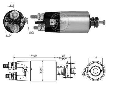 AUTOMATICO PARTIDA MITSUBISHI VOLKSWAGEN 13.180 COM MOTOR MWM - ZM2897  ZM
