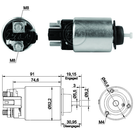 RELE DE PARTIDA HYUNDAI,KIA  - ZM3866
