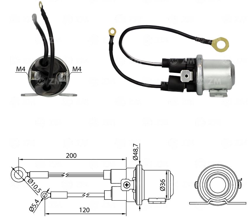 RELE AUXILIAR MITSUBISHI 24 VOLTS   - ZM428