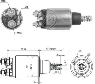 AUTOMATICO TRATOR NEW HOLLAND 12 VOLTS - ZM6640
