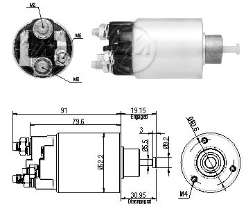 AUTOMATICO RELE MOTOR PARTIDA DELCO PG260 ECOSPORT 12V - ZM7860  