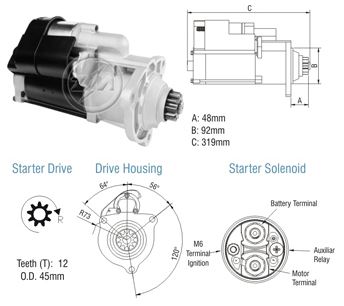 MOTOR PARTIDA BOSCH SCANIA SERIE 5 24V  - ZM8013701